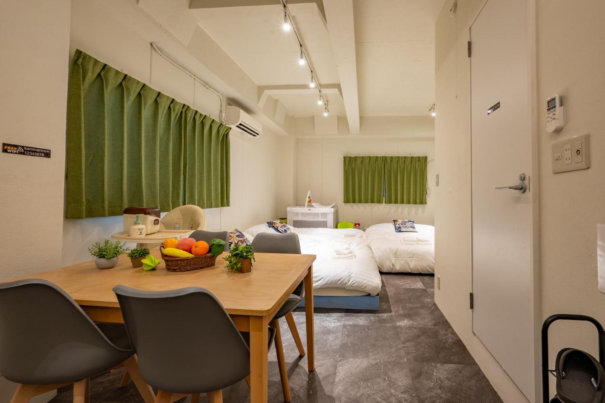 Thunder Hotel -雷門サンダーホテル- 浅草駅から徒歩5分 ベビー用品付き ファミリーも歓迎 大人8名もok!! Tokio Exterior foto